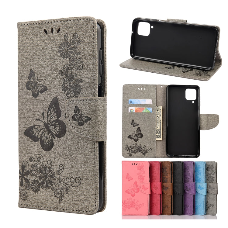 Butterflies Embossing Horizontal Flip Leather Case with Holder & Card Slots & Wallet, For Samsung Galaxy A02s (EU Version), For Samsung Galaxy A12 5G, For Samsung Galaxy A32 4G, For Samsung Galaxy A32 5G, For Samsung Galaxy A72 5G / 4G                 ...