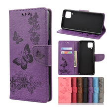 Load image into Gallery viewer, Butterflies Embossing Horizontal Flip Leather Case with Holder &amp; Card Slots &amp; Wallet, For Samsung Galaxy A02s (EU Version), For Samsung Galaxy A12 5G, For Samsung Galaxy A32 4G, For Samsung Galaxy A32 5G, For Samsung Galaxy A72 5G / 4G                 ...