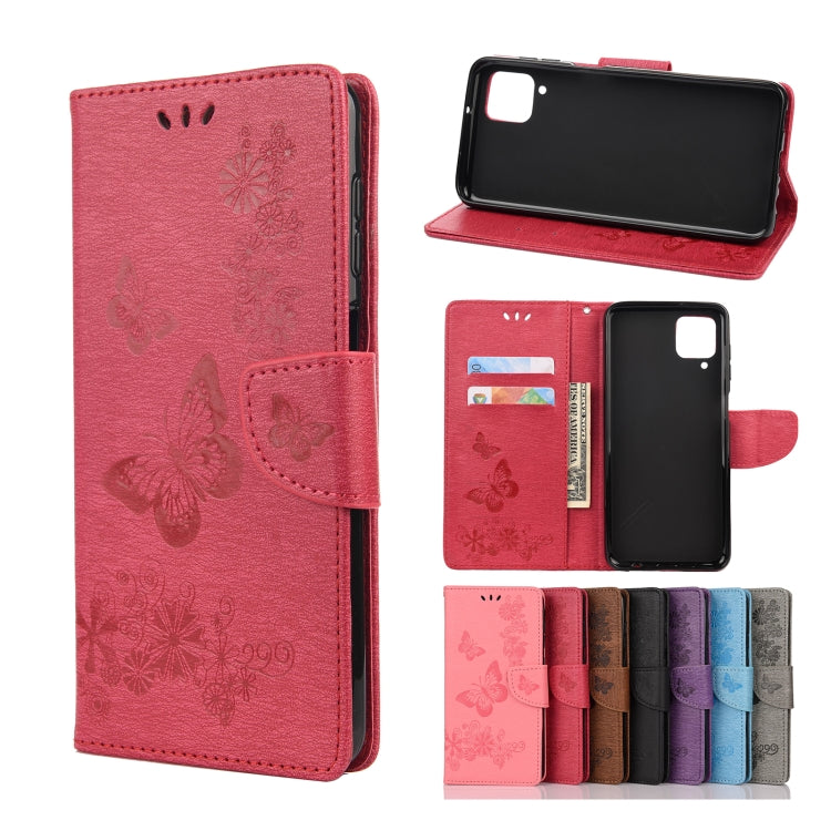 Butterflies Embossing Horizontal Flip Leather Case with Holder & Card Slots & Wallet, For Samsung Galaxy A02s (EU Version), For Samsung Galaxy A12 5G, For Samsung Galaxy A32 4G, For Samsung Galaxy A32 5G, For Samsung Galaxy A72 5G / 4G                 ...