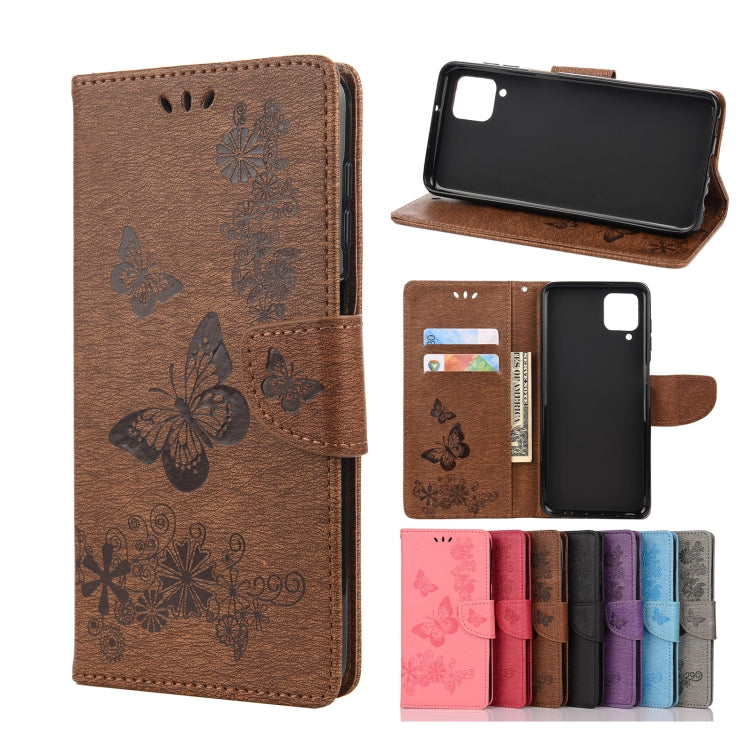Butterflies Embossing Horizontal Flip Leather Case with Holder & Card Slots & Wallet, For Samsung Galaxy A02s (EU Version), For Samsung Galaxy A12 5G, For Samsung Galaxy A32 4G, For Samsung Galaxy A32 5G, For Samsung Galaxy A72 5G / 4G                 ...