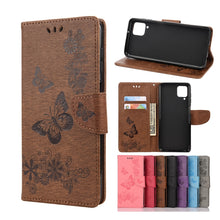 Load image into Gallery viewer, Butterflies Embossing Horizontal Flip Leather Case with Holder &amp; Card Slots &amp; Wallet, For Samsung Galaxy A02s (EU Version), For Samsung Galaxy A12 5G, For Samsung Galaxy A32 4G, For Samsung Galaxy A32 5G, For Samsung Galaxy A72 5G / 4G                 ...