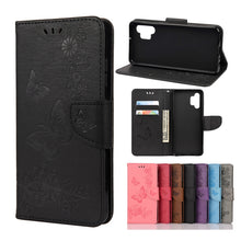 Load image into Gallery viewer, Butterflies Embossing Horizontal Flip Leather Case with Holder &amp; Card Slots &amp; Wallet, For Samsung Galaxy A02s (EU Version), For Samsung Galaxy A12 5G, For Samsung Galaxy A32 4G, For Samsung Galaxy A32 5G, For Samsung Galaxy A72 5G / 4G                 ...