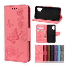 Load image into Gallery viewer, Butterflies Embossing Horizontal Flip Leather Case with Holder &amp; Card Slots &amp; Wallet, For Samsung Galaxy A02s (EU Version), For Samsung Galaxy A12 5G, For Samsung Galaxy A32 4G, For Samsung Galaxy A32 5G, For Samsung Galaxy A72 5G / 4G                 ...