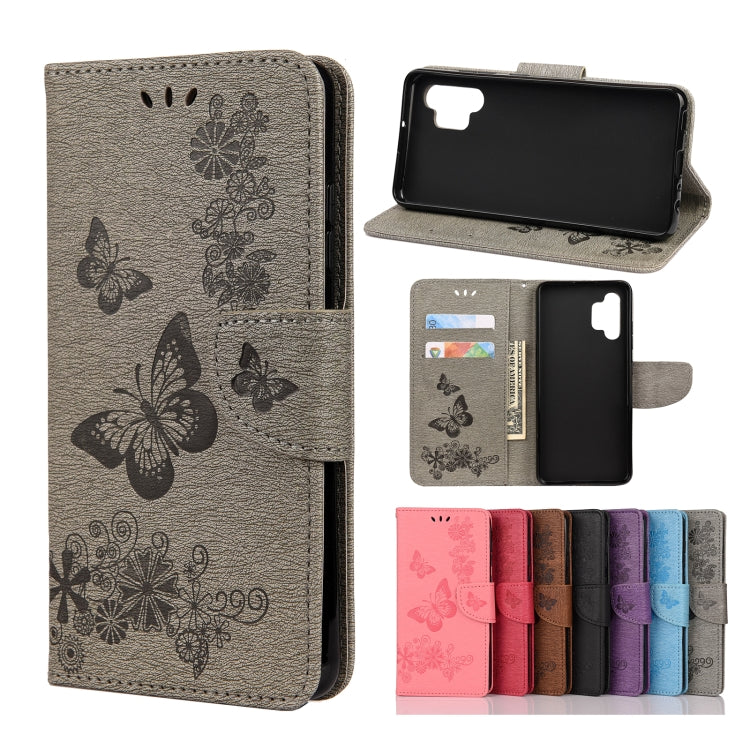 Butterflies Embossing Horizontal Flip Leather Case with Holder & Card Slots & Wallet, For Samsung Galaxy A02s (EU Version), For Samsung Galaxy A12 5G, For Samsung Galaxy A32 4G, For Samsung Galaxy A32 5G, For Samsung Galaxy A72 5G / 4G                 ...