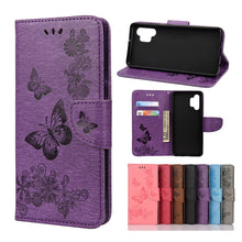 Load image into Gallery viewer, Butterflies Embossing Horizontal Flip Leather Case with Holder &amp; Card Slots &amp; Wallet, For Samsung Galaxy A02s (EU Version), For Samsung Galaxy A12 5G, For Samsung Galaxy A32 4G, For Samsung Galaxy A32 5G, For Samsung Galaxy A72 5G / 4G                 ...