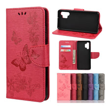 Load image into Gallery viewer, Butterflies Embossing Horizontal Flip Leather Case with Holder &amp; Card Slots &amp; Wallet, For Samsung Galaxy A02s (EU Version), For Samsung Galaxy A12 5G, For Samsung Galaxy A32 4G, For Samsung Galaxy A32 5G, For Samsung Galaxy A72 5G / 4G                 ...