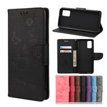 Load image into Gallery viewer, Butterflies Embossing Horizontal Flip Leather Case with Holder &amp; Card Slots &amp; Wallet, For Samsung Galaxy A02s (EU Version), For Samsung Galaxy A12 5G, For Samsung Galaxy A32 4G, For Samsung Galaxy A32 5G, For Samsung Galaxy A72 5G / 4G                 ...