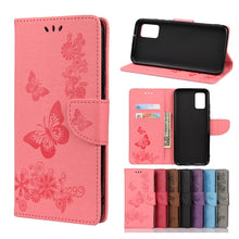Load image into Gallery viewer, Butterflies Embossing Horizontal Flip Leather Case with Holder &amp; Card Slots &amp; Wallet, For Samsung Galaxy A02s (EU Version), For Samsung Galaxy A12 5G, For Samsung Galaxy A32 4G, For Samsung Galaxy A32 5G, For Samsung Galaxy A72 5G / 4G                 ...