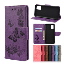 Load image into Gallery viewer, Butterflies Embossing Horizontal Flip Leather Case with Holder &amp; Card Slots &amp; Wallet, For Samsung Galaxy A02s (EU Version), For Samsung Galaxy A12 5G, For Samsung Galaxy A32 4G, For Samsung Galaxy A32 5G, For Samsung Galaxy A72 5G / 4G                 ...