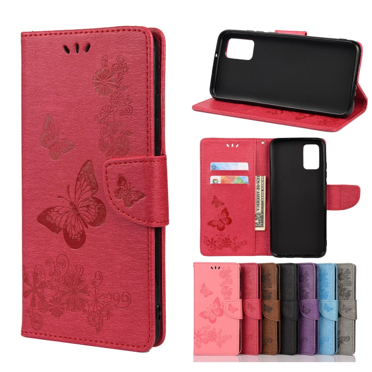 Butterflies Embossing Horizontal Flip Leather Case with Holder & Card Slots & Wallet, For Samsung Galaxy A02s (EU Version), For Samsung Galaxy A12 5G, For Samsung Galaxy A32 4G, For Samsung Galaxy A32 5G, For Samsung Galaxy A72 5G / 4G                 ...