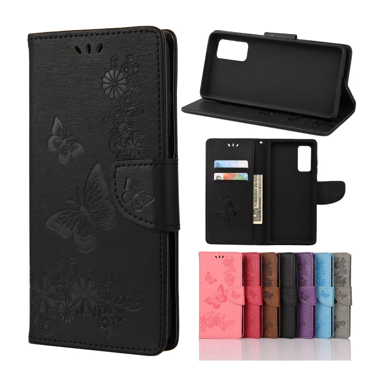 Butterflies Embossing Horizontal Flip Leather Case with Holder & Card Slots & Wallet, For Samsung Galaxy A02s (EU Version), For Samsung Galaxy A12 5G, For Samsung Galaxy A32 4G, For Samsung Galaxy A32 5G, For Samsung Galaxy A72 5G / 4G                 ...