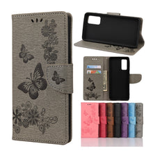 Load image into Gallery viewer, Butterflies Embossing Horizontal Flip Leather Case with Holder &amp; Card Slots &amp; Wallet, For Samsung Galaxy A02s (EU Version), For Samsung Galaxy A12 5G, For Samsung Galaxy A32 4G, For Samsung Galaxy A32 5G, For Samsung Galaxy A72 5G / 4G                 ...