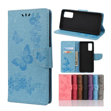 Load image into Gallery viewer, Butterflies Embossing Horizontal Flip Leather Case with Holder &amp; Card Slots &amp; Wallet, For Samsung Galaxy A02s (EU Version), For Samsung Galaxy A12 5G, For Samsung Galaxy A32 4G, For Samsung Galaxy A32 5G, For Samsung Galaxy A72 5G / 4G                 ...
