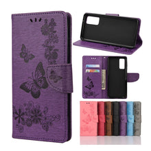 Load image into Gallery viewer, Butterflies Embossing Horizontal Flip Leather Case with Holder &amp; Card Slots &amp; Wallet, For Samsung Galaxy A02s (EU Version), For Samsung Galaxy A12 5G, For Samsung Galaxy A32 4G, For Samsung Galaxy A32 5G, For Samsung Galaxy A72 5G / 4G                 ...