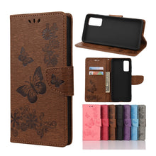 Load image into Gallery viewer, Butterflies Embossing Horizontal Flip Leather Case with Holder &amp; Card Slots &amp; Wallet, For Samsung Galaxy A02s (EU Version), For Samsung Galaxy A12 5G, For Samsung Galaxy A32 4G, For Samsung Galaxy A32 5G, For Samsung Galaxy A72 5G / 4G                 ...