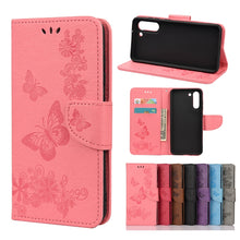 Load image into Gallery viewer, Butterflies Embossing Horizontal Flip Leather Case with Holder &amp; Card Slots &amp; Wallet, For Samsung Galaxy A02s (EU Version), For Samsung Galaxy A12 5G, For Samsung Galaxy A32 4G, For Samsung Galaxy A32 5G, For Samsung Galaxy A72 5G / 4G                 ...