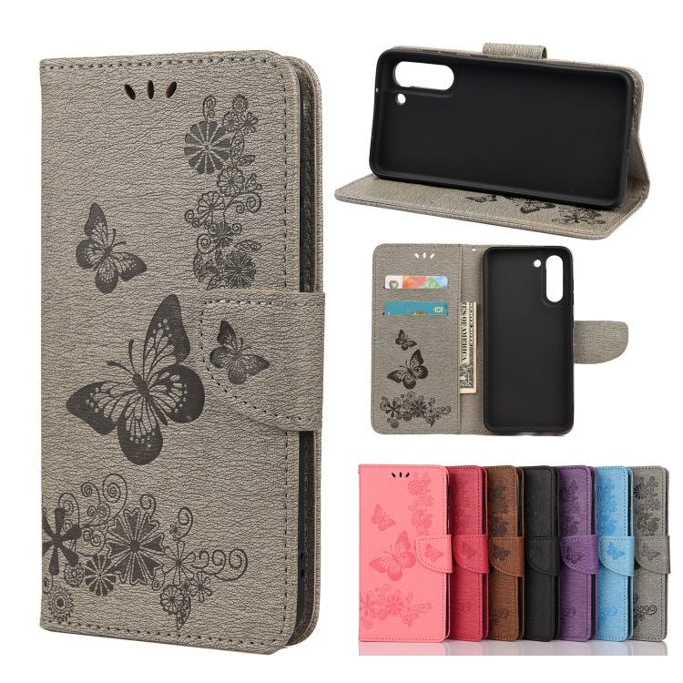 Butterflies Embossing Horizontal Flip Leather Case with Holder & Card Slots & Wallet, For Samsung Galaxy A02s (EU Version), For Samsung Galaxy A12 5G, For Samsung Galaxy A32 4G, For Samsung Galaxy A32 5G, For Samsung Galaxy A72 5G / 4G                 ...
