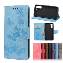Load image into Gallery viewer, Butterflies Embossing Horizontal Flip Leather Case with Holder &amp; Card Slots &amp; Wallet, For Samsung Galaxy A02s (EU Version), For Samsung Galaxy A12 5G, For Samsung Galaxy A32 4G, For Samsung Galaxy A32 5G, For Samsung Galaxy A72 5G / 4G                 ...