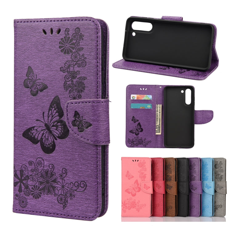 Butterflies Embossing Horizontal Flip Leather Case with Holder & Card Slots & Wallet, For Samsung Galaxy A02s (EU Version), For Samsung Galaxy A12 5G, For Samsung Galaxy A32 4G, For Samsung Galaxy A32 5G, For Samsung Galaxy A72 5G / 4G                 ...