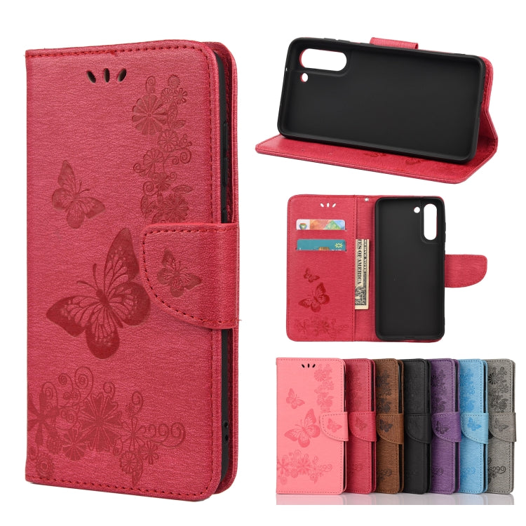 Butterflies Embossing Horizontal Flip Leather Case with Holder & Card Slots & Wallet, For Samsung Galaxy A02s (EU Version), For Samsung Galaxy A12 5G, For Samsung Galaxy A32 4G, For Samsung Galaxy A32 5G, For Samsung Galaxy A72 5G / 4G                 ...