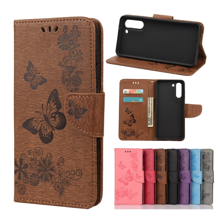 Butterflies Embossing Horizontal Flip Leather Case with Holder & Card Slots & Wallet, For Samsung Galaxy A02s (EU Version), For Samsung Galaxy A12 5G, For Samsung Galaxy A32 4G, For Samsung Galaxy A32 5G, For Samsung Galaxy A72 5G / 4G                 ...