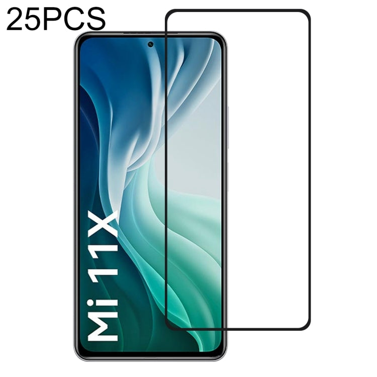 25 PCS Full Glue Full Screen Tempered Glass Film, For Samsung Galaxy M12 (25 PCS), For Samsung Galaxy M42 5G (25 PCS), For Xiaomi Mi 11X (25 PCS), For Xiaomi Mi 11X Pro (25 PCS), For Xiaomi Poco M2 Reloaded (25 PCS), For Xiaomi Redmi K40 Gaming (25 PCS)