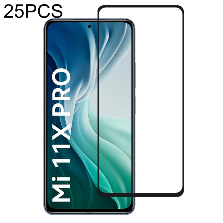 25 PCS Full Glue Full Screen Tempered Glass Film, For Samsung Galaxy M12 (25 PCS), For Samsung Galaxy M42 5G (25 PCS), For Xiaomi Mi 11X (25 PCS), For Xiaomi Mi 11X Pro (25 PCS), For Xiaomi Poco M2 Reloaded (25 PCS), For Xiaomi Redmi K40 Gaming (25 PCS)