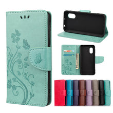 Load image into Gallery viewer, Butterfly Flower Pattern Horizontal Flip Leather Case with Holder &amp; Card Slots &amp; Wallet, For Samsung Galaxy Xcover 5