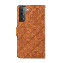 Load image into Gallery viewer, Ethnic Style Embossed Pattern Horizontal Flip Leather Case with Holder &amp; Card Slots &amp; Wallet &amp; Lanyard, For Samsung Galaxy S21 FE, For Samsung Galaxy A52 5G / 4G, For Samsung Galaxy A72 5G / 4G, For Samsung Galaxy A22  4G, For Samsung Galaxy A22  5G   ...