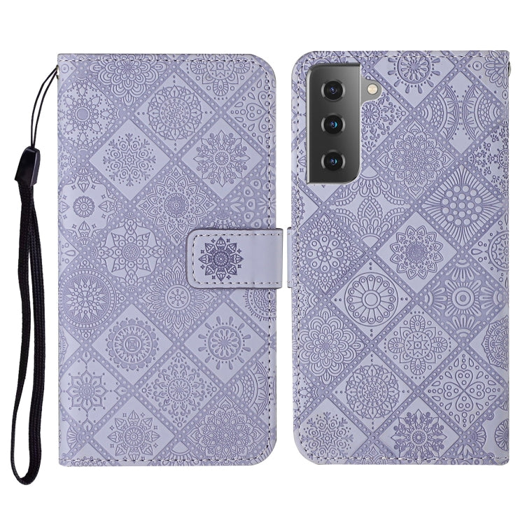 Ethnic Style Embossed Pattern Horizontal Flip Leather Case with Holder & Card Slots & Wallet & Lanyard, For Samsung Galaxy S21 FE, For Samsung Galaxy A52 5G / 4G, For Samsung Galaxy A72 5G / 4G, For Samsung Galaxy A22  4G, For Samsung Galaxy A22  5G   ...