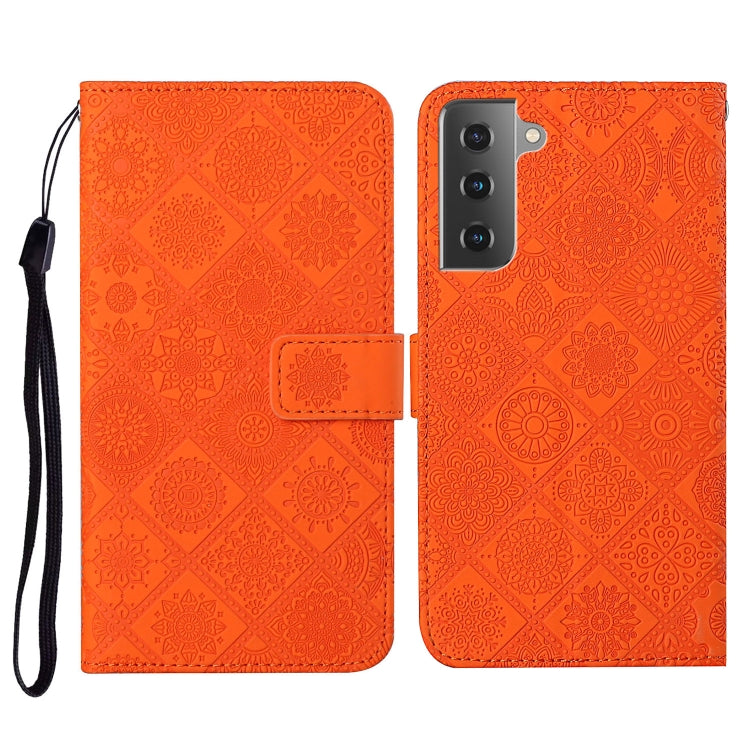 Ethnic Style Embossed Pattern Horizontal Flip Leather Case with Holder & Card Slots & Wallet & Lanyard, For Samsung Galaxy S21 FE, For Samsung Galaxy A52 5G / 4G, For Samsung Galaxy A72 5G / 4G, For Samsung Galaxy A22  4G, For Samsung Galaxy A22  5G   ...