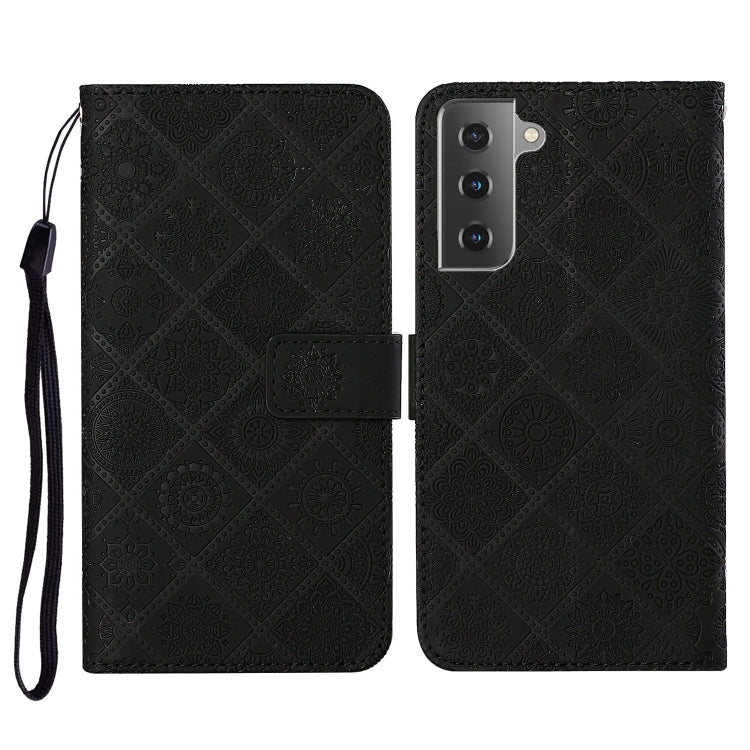 Ethnic Style Embossed Pattern Horizontal Flip Leather Case with Holder & Card Slots & Wallet & Lanyard, For Samsung Galaxy S21 FE, For Samsung Galaxy A52 5G / 4G, For Samsung Galaxy A72 5G / 4G, For Samsung Galaxy A22  4G, For Samsung Galaxy A22  5G   ...