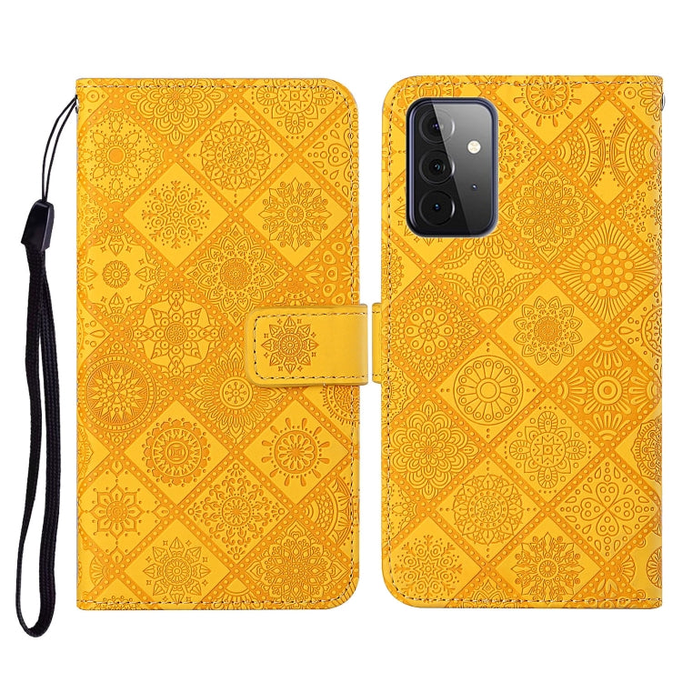 Ethnic Style Embossed Pattern Horizontal Flip Leather Case with Holder & Card Slots & Wallet & Lanyard, For Samsung Galaxy S21 FE, For Samsung Galaxy A52 5G / 4G, For Samsung Galaxy A72 5G / 4G, For Samsung Galaxy A22  4G, For Samsung Galaxy A22  5G   ...