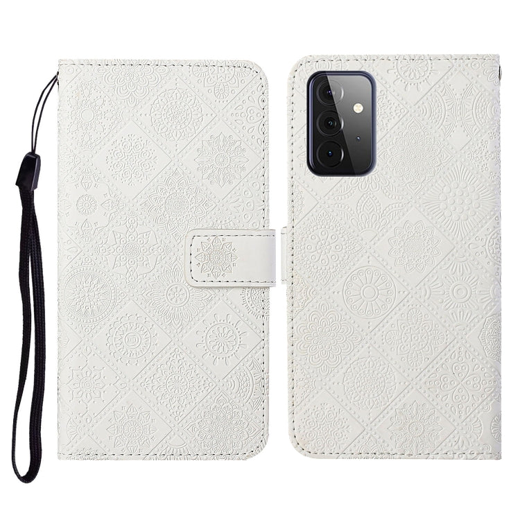 Ethnic Style Embossed Pattern Horizontal Flip Leather Case with Holder & Card Slots & Wallet & Lanyard, For Samsung Galaxy S21 FE, For Samsung Galaxy A52 5G / 4G, For Samsung Galaxy A72 5G / 4G, For Samsung Galaxy A22  4G, For Samsung Galaxy A22  5G   ...