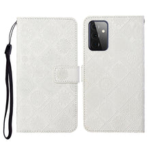 Load image into Gallery viewer, Ethnic Style Embossed Pattern Horizontal Flip Leather Case with Holder &amp; Card Slots &amp; Wallet &amp; Lanyard, For Samsung Galaxy S21 FE, For Samsung Galaxy A52 5G / 4G, For Samsung Galaxy A72 5G / 4G, For Samsung Galaxy A22  4G, For Samsung Galaxy A22  5G   ...