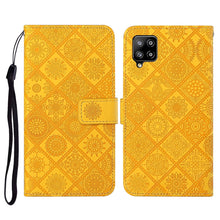 Load image into Gallery viewer, Ethnic Style Embossed Pattern Horizontal Flip Leather Case with Holder &amp; Card Slots &amp; Wallet &amp; Lanyard, For Samsung Galaxy S21 FE, For Samsung Galaxy A52 5G / 4G, For Samsung Galaxy A72 5G / 4G, For Samsung Galaxy A22  4G, For Samsung Galaxy A22  5G   ...