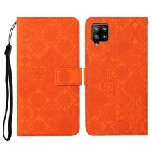Load image into Gallery viewer, Ethnic Style Embossed Pattern Horizontal Flip Leather Case with Holder &amp; Card Slots &amp; Wallet &amp; Lanyard, For Samsung Galaxy S21 FE, For Samsung Galaxy A52 5G / 4G, For Samsung Galaxy A72 5G / 4G, For Samsung Galaxy A22  4G, For Samsung Galaxy A22  5G   ...