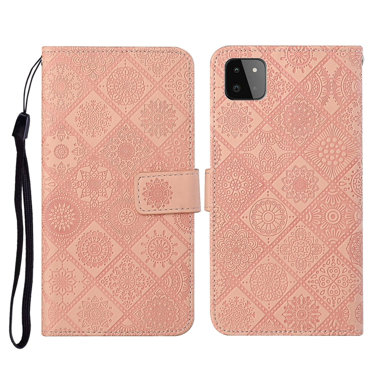 Ethnic Style Embossed Pattern Horizontal Flip Leather Case with Holder & Card Slots & Wallet & Lanyard, For Samsung Galaxy S21 FE, For Samsung Galaxy A52 5G / 4G, For Samsung Galaxy A72 5G / 4G, For Samsung Galaxy A22  4G, For Samsung Galaxy A22  5G   ...