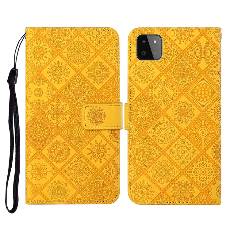 Ethnic Style Embossed Pattern Horizontal Flip Leather Case with Holder & Card Slots & Wallet & Lanyard, For Samsung Galaxy S21 FE, For Samsung Galaxy A52 5G / 4G, For Samsung Galaxy A72 5G / 4G, For Samsung Galaxy A22  4G, For Samsung Galaxy A22  5G   ...