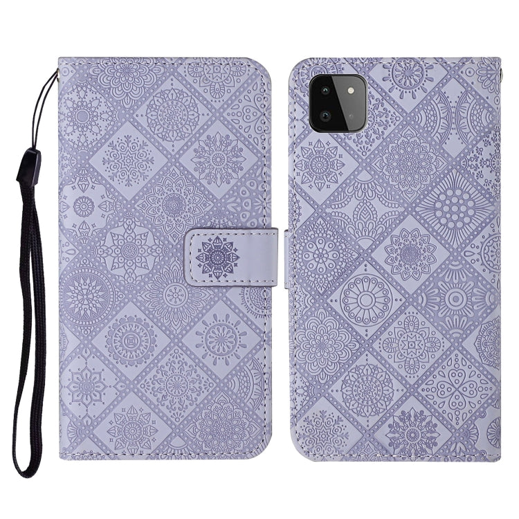 Ethnic Style Embossed Pattern Horizontal Flip Leather Case with Holder & Card Slots & Wallet & Lanyard, For Samsung Galaxy S21 FE, For Samsung Galaxy A52 5G / 4G, For Samsung Galaxy A72 5G / 4G, For Samsung Galaxy A22  4G, For Samsung Galaxy A22  5G   ...