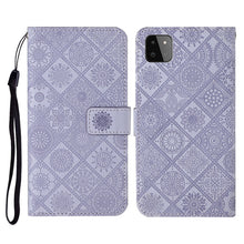 Load image into Gallery viewer, Ethnic Style Embossed Pattern Horizontal Flip Leather Case with Holder &amp; Card Slots &amp; Wallet &amp; Lanyard, For Samsung Galaxy S21 FE, For Samsung Galaxy A52 5G / 4G, For Samsung Galaxy A72 5G / 4G, For Samsung Galaxy A22  4G, For Samsung Galaxy A22  5G   ...