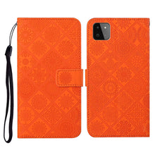 Load image into Gallery viewer, Ethnic Style Embossed Pattern Horizontal Flip Leather Case with Holder &amp; Card Slots &amp; Wallet &amp; Lanyard, For Samsung Galaxy S21 FE, For Samsung Galaxy A52 5G / 4G, For Samsung Galaxy A72 5G / 4G, For Samsung Galaxy A22  4G, For Samsung Galaxy A22  5G   ...