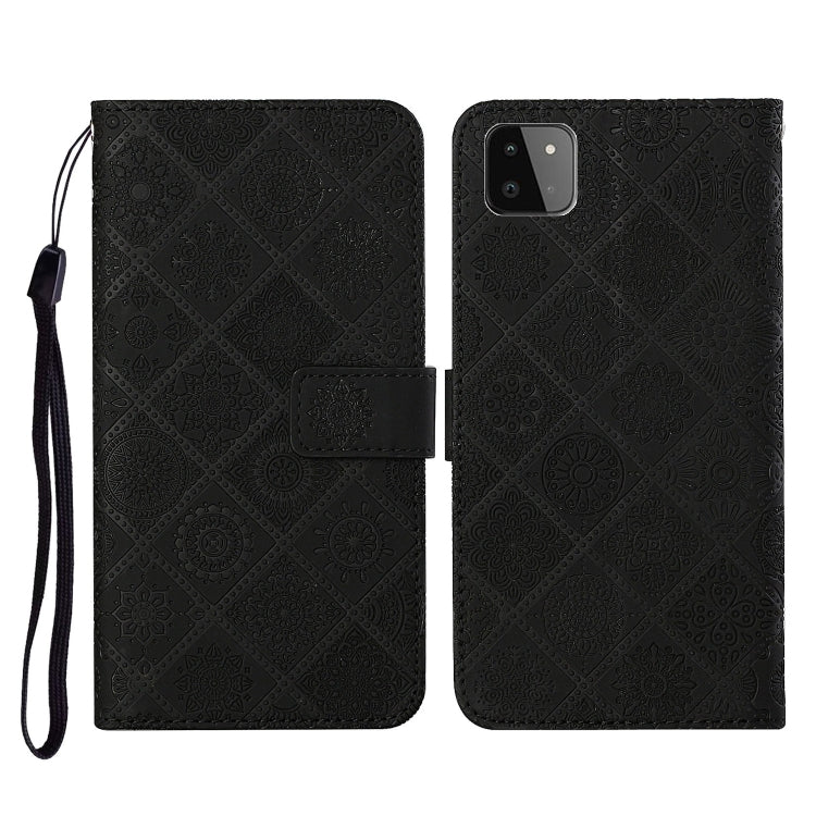 Ethnic Style Embossed Pattern Horizontal Flip Leather Case with Holder & Card Slots & Wallet & Lanyard, For Samsung Galaxy S21 FE, For Samsung Galaxy A52 5G / 4G, For Samsung Galaxy A72 5G / 4G, For Samsung Galaxy A22  4G, For Samsung Galaxy A22  5G   ...