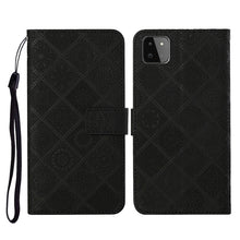 Load image into Gallery viewer, Ethnic Style Embossed Pattern Horizontal Flip Leather Case with Holder &amp; Card Slots &amp; Wallet &amp; Lanyard, For Samsung Galaxy S21 FE, For Samsung Galaxy A52 5G / 4G, For Samsung Galaxy A72 5G / 4G, For Samsung Galaxy A22  4G, For Samsung Galaxy A22  5G   ...