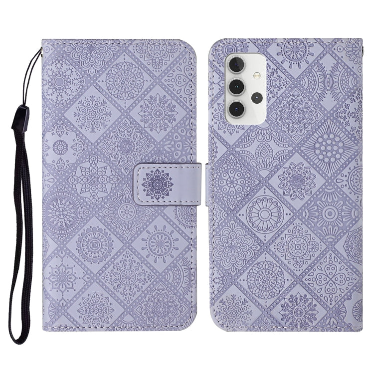 Ethnic Style Embossed Pattern Horizontal Flip Leather Case with Holder & Card Slots & Wallet & Lanyard, For Samsung Galaxy S21 FE, For Samsung Galaxy A52 5G / 4G, For Samsung Galaxy A72 5G / 4G, For Samsung Galaxy A22  4G, For Samsung Galaxy A22  5G   ...