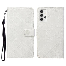 Load image into Gallery viewer, Ethnic Style Embossed Pattern Horizontal Flip Leather Case with Holder &amp; Card Slots &amp; Wallet &amp; Lanyard, For Samsung Galaxy S21 FE, For Samsung Galaxy A52 5G / 4G, For Samsung Galaxy A72 5G / 4G, For Samsung Galaxy A22  4G, For Samsung Galaxy A22  5G   ...