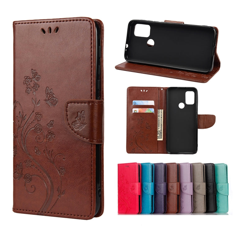 Butterfly Flower Pattern Horizontal Flip Leather Case with Holder & Card Slots & Wallet, For Motorola Moto G30, For Nokia 5.4, For Xiaomi Redmi Note 10 Pro, For Xiaomi Redmi Note 10 5G, For Xiaomi Redmi Note 10 / Note 10s, For Xiaomi Poco F3