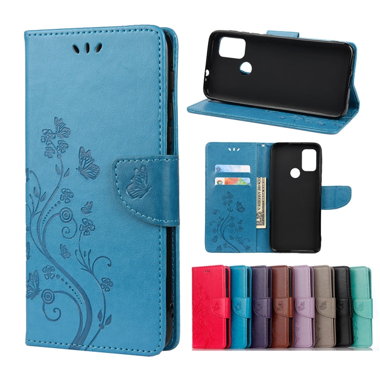 Butterfly Flower Pattern Horizontal Flip Leather Case with Holder & Card Slots & Wallet, For Motorola Moto G30, For Nokia 5.4, For Xiaomi Redmi Note 10 Pro, For Xiaomi Redmi Note 10 5G, For Xiaomi Redmi Note 10 / Note 10s, For Xiaomi Poco F3