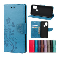 Load image into Gallery viewer, Butterfly Flower Pattern Horizontal Flip Leather Case with Holder &amp; Card Slots &amp; Wallet, For Motorola Moto G30, For Nokia 5.4, For Xiaomi Redmi Note 10 Pro, For Xiaomi Redmi Note 10 5G, For Xiaomi Redmi Note 10 / Note 10s, For Xiaomi Poco F3