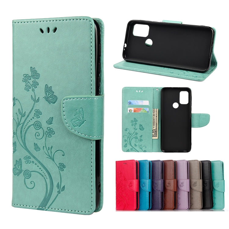 Butterfly Flower Pattern Horizontal Flip Leather Case with Holder & Card Slots & Wallet, For Motorola Moto G30, For Nokia 5.4, For Xiaomi Redmi Note 10 Pro, For Xiaomi Redmi Note 10 5G, For Xiaomi Redmi Note 10 / Note 10s, For Xiaomi Poco F3